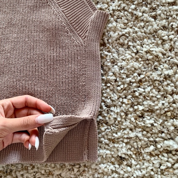 WILFRED CROPPED KNIT TANK TOP - Picture 4 of 5